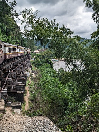 the "Death railway", near Kanchanaburi