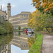 Reflections in the Leeds and Liverpool Canal, New Mill, Saltaire, Bradford