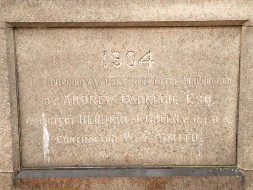 Carnegie commemoration stone
