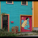 interesting door, Jellybean Row, St. John's, Newfoundland