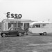Esso bensinstation, Kvist & Nilsson, Jönköping, 25 januari 1960