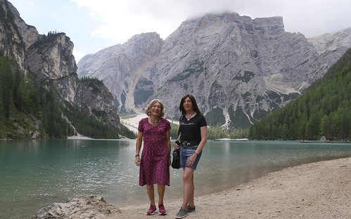 Lago di Braies With Nadia