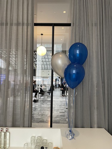 Table Decoration 3 balloons Rotterdam Hall Postillion Hotel and Convention Centre WTC Beurs Rotterdam