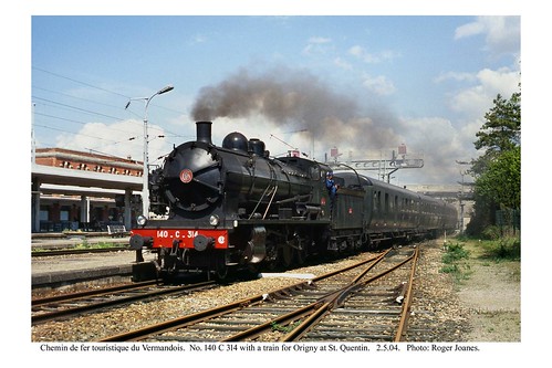 St. Quentin. No. 140 C 314 & train for Origny. 2.5.04