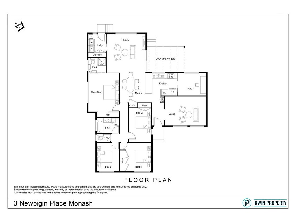 3 Newbigin Place, Monash ACT 2904 floorplan
