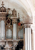 Saint-Mihiel, Meuse, abbaye Saint-Michel de Saint-Mihiel, organ, detail