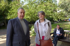 Antony Richards and Catherine Cooke (photo by Roger Johnson)