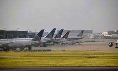 Flight operations at Heathrow Airport (LHR/EGLL), London, England (U.K.)