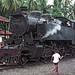 C30 91 2-6-2T locomotive Kota Baru, West Sumatra, Indonesia. August 1972.