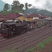 E10 63 0-10-0T rack locomotive, Kota Baru, West Sumatra, Indonesia. August 1972.