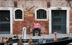 The Gondolier, Venice