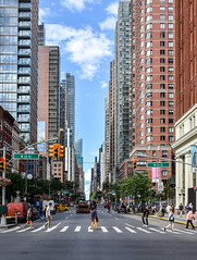 Manhattan street, New York