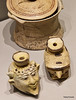 Female Burial no.458, Terracotta Figurines, Hedgehog & Head, 540-530 BC, Archaeological Museum of Pella   (1)