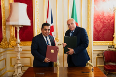Lord Ahmad meets with Algeria's Minister of Foreign Affairs, Ahmed Attaf