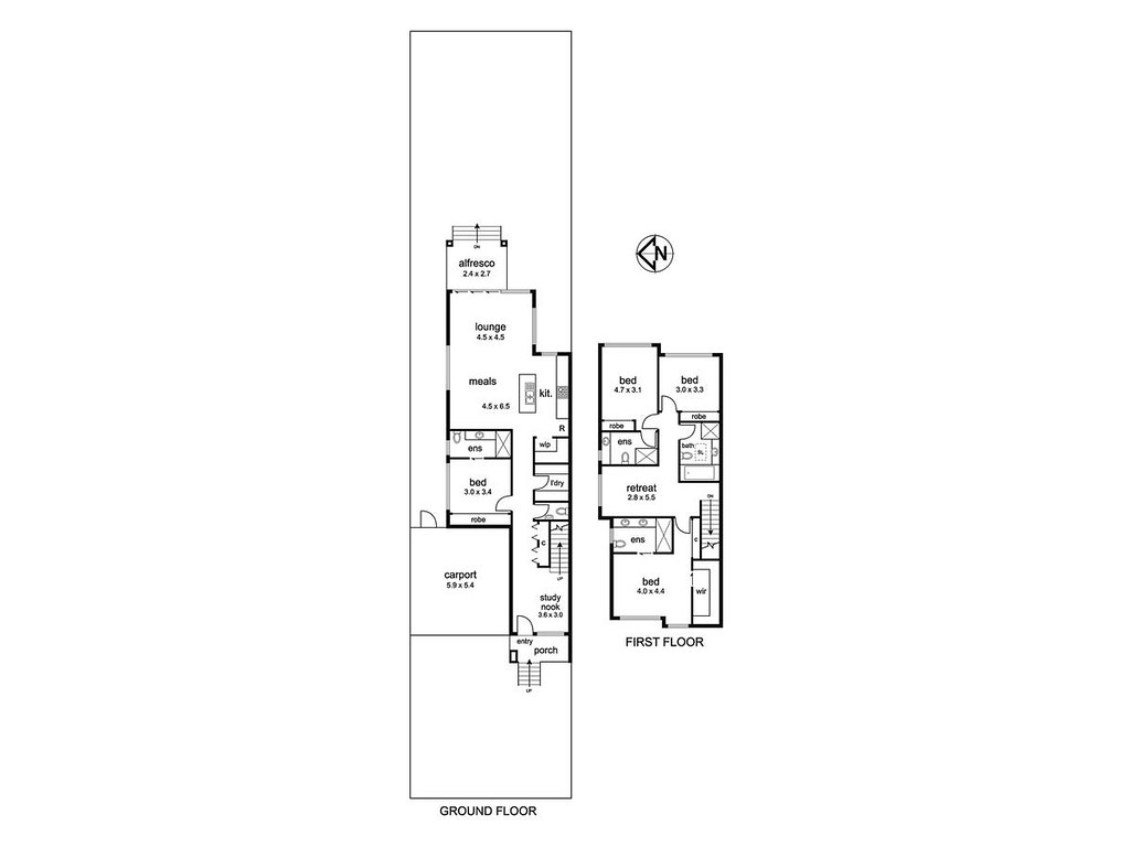162A Spencer Street, Essendon VIC 3040 floorplan
