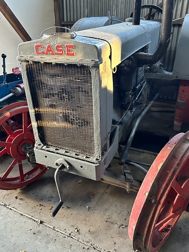Vintage Case tractor radiator, Food Museum, Stowmarket