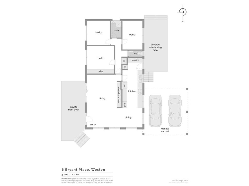 6 Bryant Place, Weston ACT 2611 floorplan