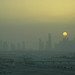 2023 (challenge No. 3 - old unpublished pics) - Day 329 -  Setting sun through teh haze, Dubai, United Arab Emirates 2013