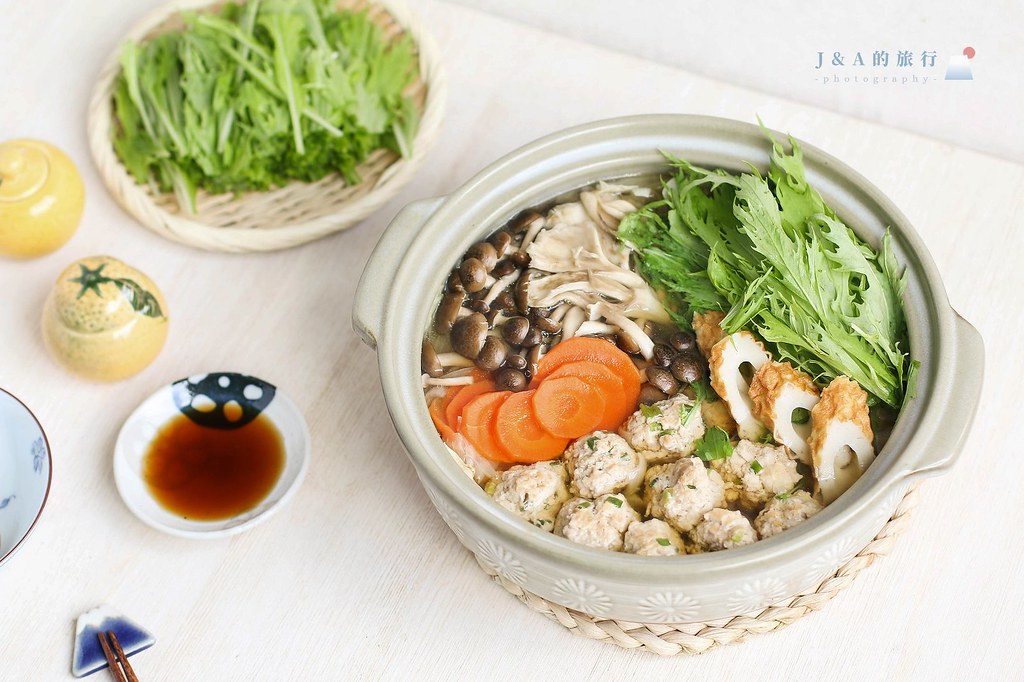 【食譜】雞肉丸子鍋-清爽好吃的日式鍋物作法 @J&amp;A的旅行