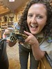 Park Ranger with Sam the turtle