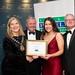 Denyse Campbell, IHF President; Paul Diver, IHF Donegal Branch Chair; Gabriela Rodrigues, IHF Donegal Branch Employee of the Year and Dr Ciarán Ó hAnnracháin, Head of School of Tourism ATU