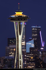 Space Needle & Skyline, Seattle, WA, USA
