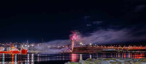 Firework Photos from Light Up Peterhead This Evening 02/12/2023