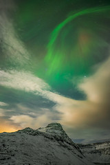 Aurora Borealis, Norðadalsskar, Faroe Islands