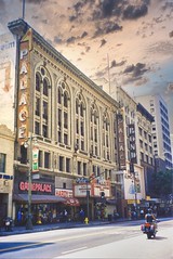 Los Angeles California - Palace Theater - Bond Clothing Store - Downtown Broadway Main Street -