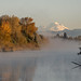 Misty Fall Morning on the Snohomish River