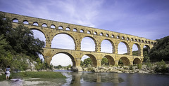 Pont du Gard - Nearly 2,000 year old Roman aquaduct bridge