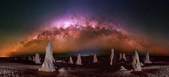 Milky Way at The Pinnacles Desert, Western Australia