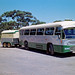 Kalgoorlie - Esperance bus WAG8965, Western Australian Government Railways, February 1966.