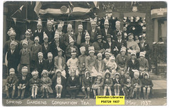 1937: Coronation Party - Spring Gardens, Swindon