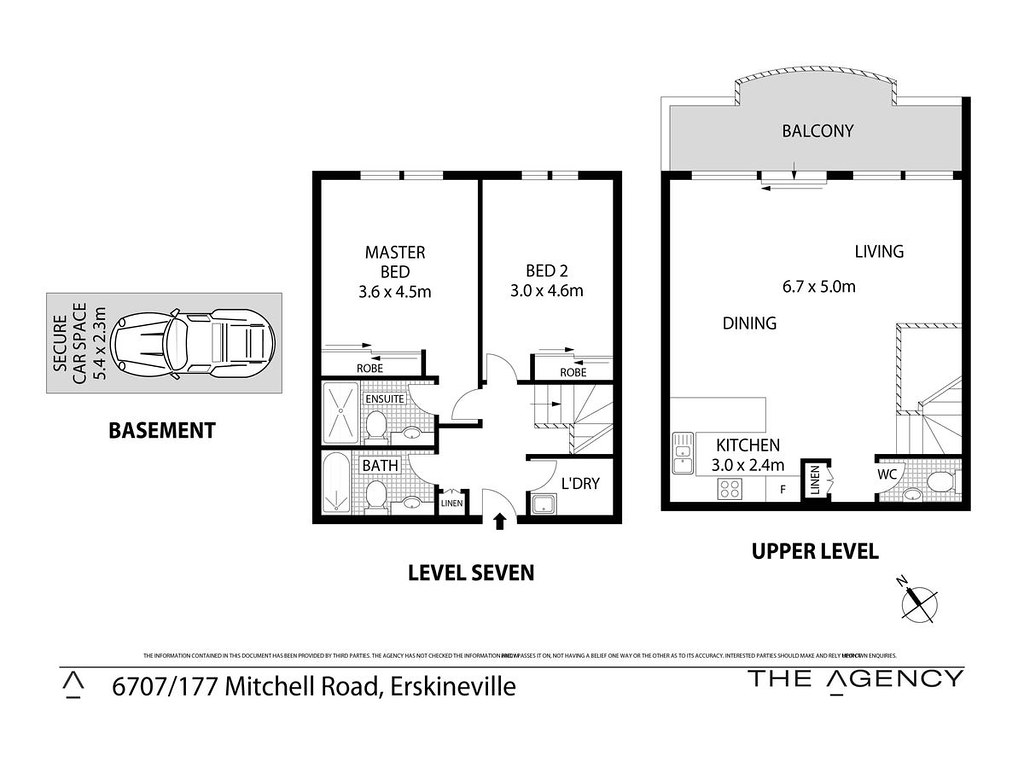 6706/177 Mitchell Road, Erskineville NSW 2043 floorplan