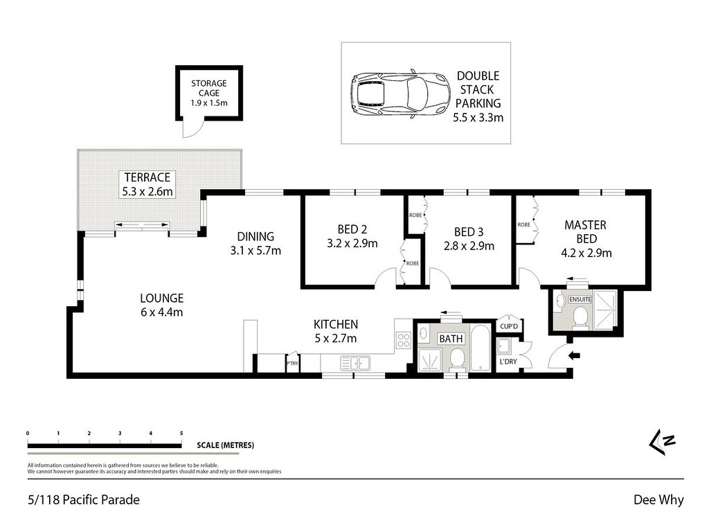5/118 Pacific Parade, Dee Why NSW 2099 floorplan