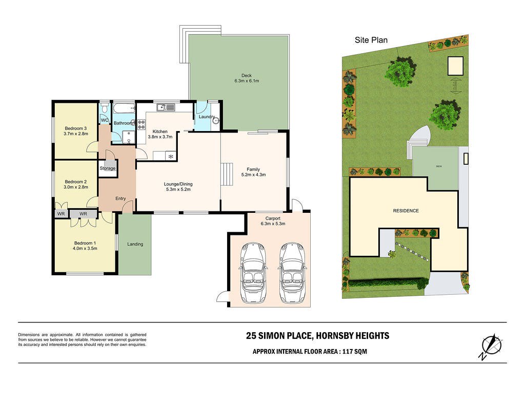 25 Simon Place, Hornsby Heights NSW 2077 floorplan