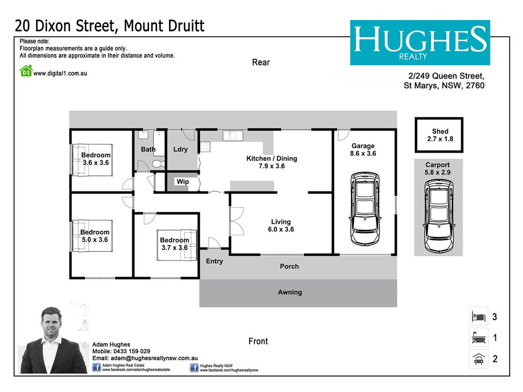 20 Dixon Street, Mount Druitt NSW 2770 floorplan