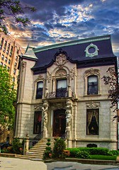 Chicago Illinois  -  Francis J. Dewes House ~ 1896 - Historic Mansion  - Landmark - Exterior 