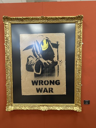 Wrong War sign by Banksy