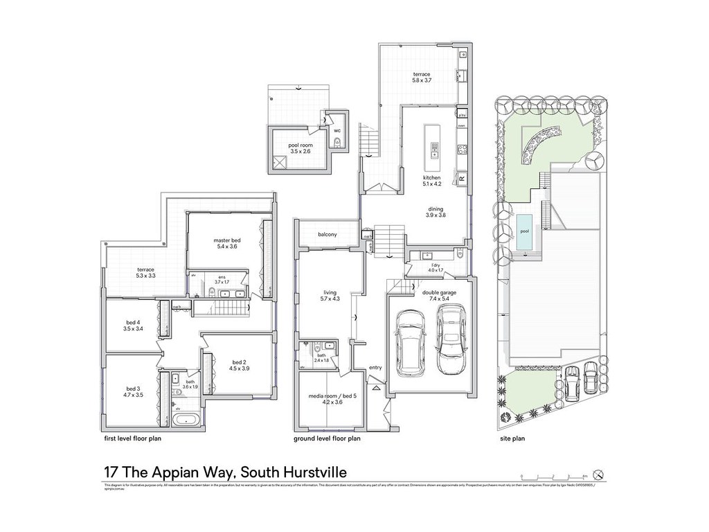17 The Appian Way, South Hurstville NSW 2221 floorplan