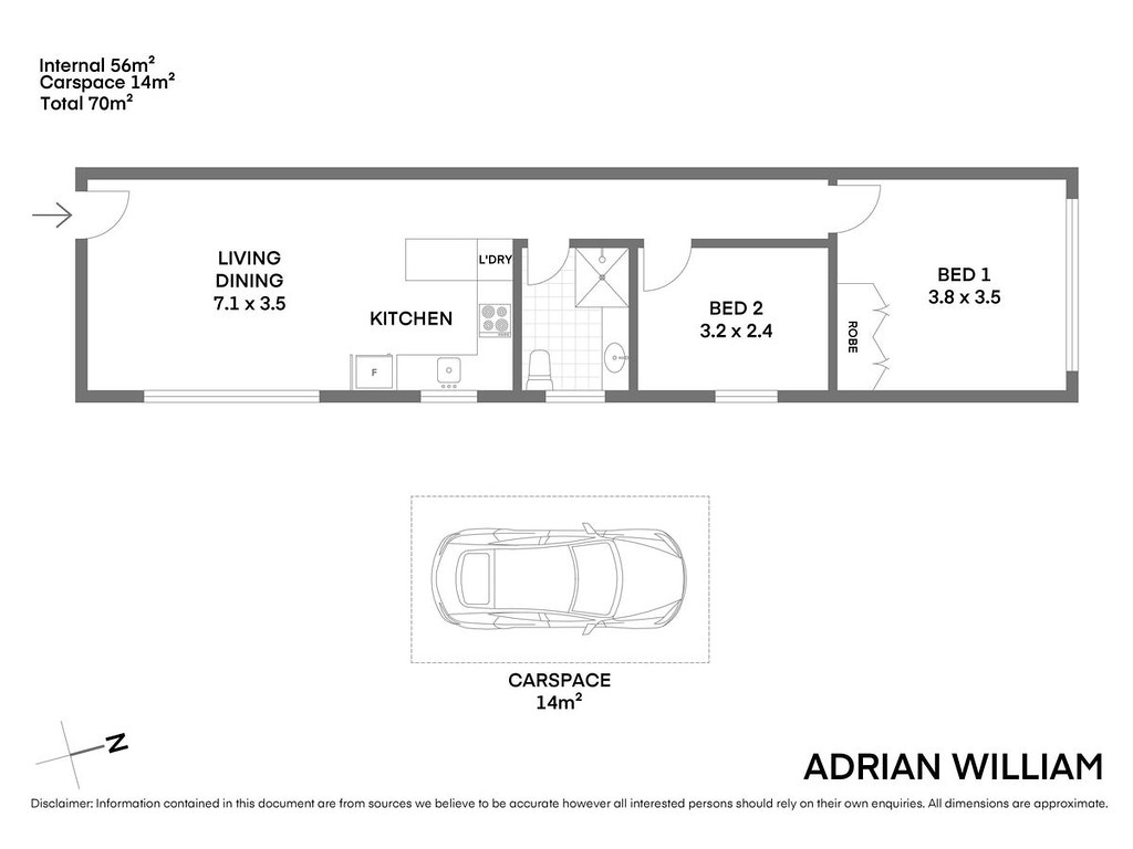 4/96 Ewart Street, Dulwich Hill NSW 2203 floorplan