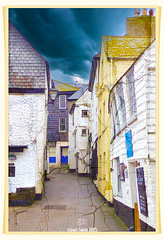 Fore Street, Port Isaac, Cornwall, England UK