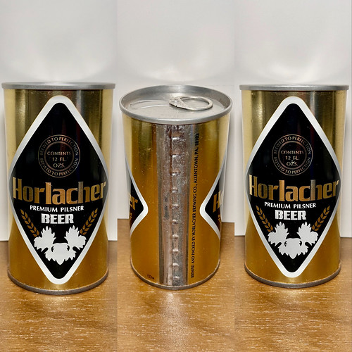 Beer Can - Horlacher Beer - 03, Ring-tab, Straight-side