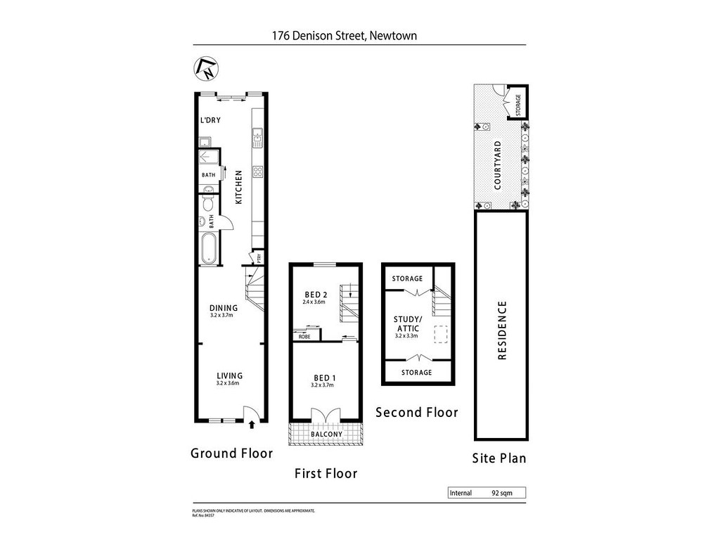 176 Denison Street, Newtown NSW 2042 floorplan