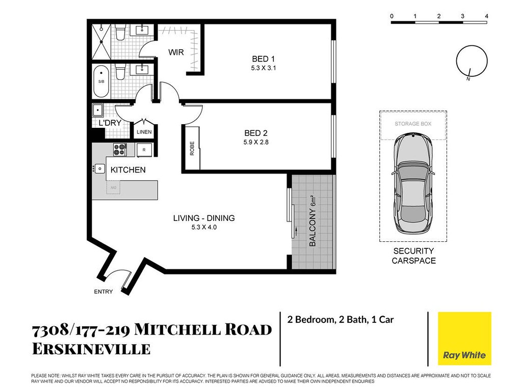 7308/177-219 Mitchell Road, Erskineville NSW 2043 floorplan