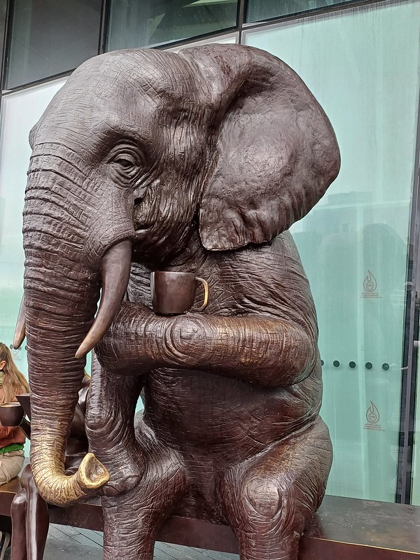 African Elephant Never Forgot What He Learned and Neither did Rabbitwoman, Gillie and Marc (Sculptors), Winter by the River, London Bridge City, Southwark, Londo (4)<br/>© <a href="https://flickr.com/people/38298328@N08" target="_blank" rel="nofollow">38298328@N08</a> (<a href="https://flickr.com/photo.gne?id=53416517603" target="_blank" rel="nofollow">Flickr</a>)