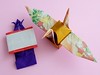 Tsuru Bookmark:Name Tag and Tsuru Candy Box