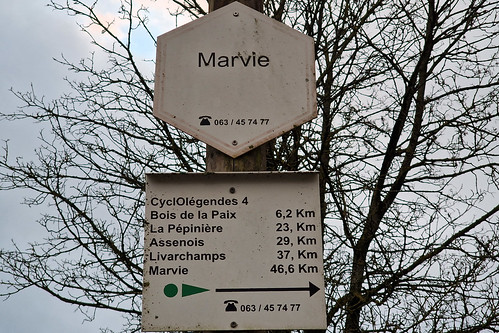 Hiking directions in Marvie