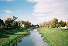 Opava river in Opava city